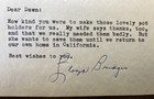 Lloyd Bridges-typed Letter Signed-actor-father Of Jeff And Beau Bridges-1954