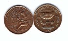 2 Vintage Naked Woman Lady Adam Eve Risque Erotic Mermaid Coins Tokens Medals