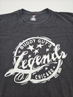 Buddy Guy s Legends Bar   Grill Chicago Mens L Black Vintage T-shirt 100  Cotton