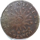 1786 Rr-6 R-2 Pcgs Xf Details Vermontensium Landscape Vermont Colonial Copper