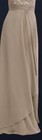 Jj s House Mother Of The Bride Dress Taupe Size 10 Long Elegant Chiffon 