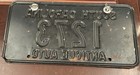Vintage South Carolina Antique Auto License Plate  1273