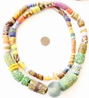 Assortment Handmade Ghana Powder-glass African Trade Beads-ghana