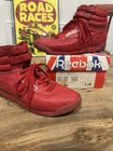 Vintage 80s Reebok Red High Tops Freestyle Classic Women s 6 1 2 M With Box
