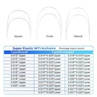 Azdent Plus Dental Ortho Super Elastic Niti Arch Wires Rectangular Ovoid Type