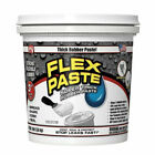 Flex Paste Super Thick Rubber 1 Lb - White - Seal Stops Leaks For Gaps Or Holes