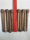 Wood Bobbins Wood Quills Vintage Factory Reclaimed Industrial 7 3 8   Lot Of 10