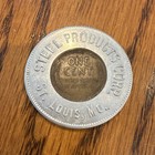 Steel Products Corp St  Louis Mo Encased Lincoln Wheat Cent Copper Token