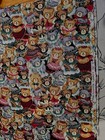 Hi-fashion Fabrics Regal Mix Of Bears With Gold Accents  Oop 9 Continuous Yards