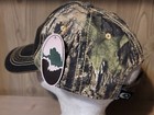 Mossy Oak Brown And Camouflage Adjustable Cap Hat  By Port Authority Nwt