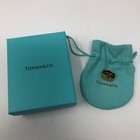 Tiffany   Co Seabourn Cruise Tie Tack Lapel Pin Sterling Ag 925 Vermeil Box