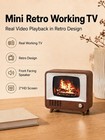Mini Retro Tiny Tv  2 Inch Screen Hd Display Real Working Tv  Portable Vintag   