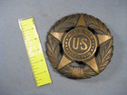 Vintage Us Ww1 Cast Bronze Grave Marker