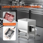 Uimoso Manual Meat Mixer 10l Fixed Tank Mixing Max Meat Sausage Mixing Machine