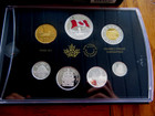 2015 Canadian Fine Silver Dollar Proof Set 50th Anniversary Canadian Flag J1