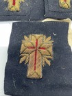 Vintage Masonic Knights Templar Cross Patches - Lot Of 7
