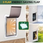 3-flap Large Dog Door Replacement Flap With Screws  Compatible With Petsafe Free