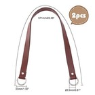 2pcs Leather Purse Strap  22 4  Shoulder Bag Strap Replacement Short Handbag 