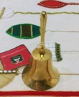 Christmas House Crafts 5inch All Brass Dinner Bell  2 1 3   X 4 1 3  T New 