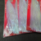 Holiday Time Tinsel Icicles Iridescent Clear Strands 5000 Ct - 5 Pkg X 1000 Each