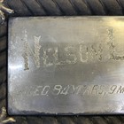 Antique Coffin Casket Name Plate Silver Plate And Black Sarger Co New Haven