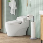 Fixwal Toilet Paper Holder Stand  Free Standing Modern Bathroom Holder