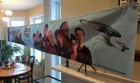 Star Trek Promotional Vinyl Banner  mint - Over 10ft Long  Captain Kirk   Picard
