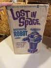 1966 Lost In Space Robot   Original Box By Remco Rare Red Body With Black Base