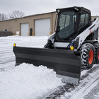 72  Heavy Duty Skid Steer Snow Plow Blade Attachment  Universal Quick Attach