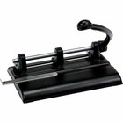 Master Custom Hole Punch - 3 Punch Head s  - 40 Sheet Capacity - 13 32  - 10 9 