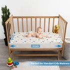 Waterproof Crib Mattress Protector Sheets  100 Cotton Fabric  Absorbent Crib    
