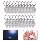 20pcs Led Mini Keychain Flashlight Key Ring Light Bright Torch Christmas Gifts