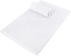 Piano Key 2 Piece Turkish Bathroom Rugs Set Non Slip Bathmats 20x32 Absorbent