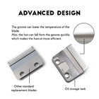 Professional Replacement Clipper Blades upgraded Precision 2 Holes Adjustable   