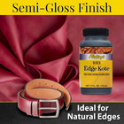 Edge Kote  4oz  - Black - Flexible  Water Resistant Coating For Leather Edges  M