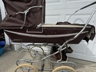Silver Cross Vintage Brown Baby Carriage Stroller Pram 70s