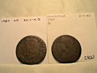 Lot Of 2-1787 Connecticut Draped Bust Left Copper Colonials