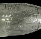 Vintage 1944 Pepsi-cola    duraglas    Embossed Wave Bottle - Des  Pat  120 277 