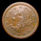 1853 Braided Hair Large Cent Penny ---- Stunning Coin ----  968z