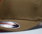 New The Original Flexfit Mens Brown Plain Work Mesh Flex Fit Hat Rhtnbr-37 L xl