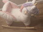 Rengue Unicorn Baby Rocking Horse  Toddler Kids Pink Fairy Unicorn Rocking Ho   