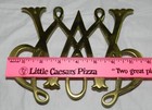 Vintage 1950 Virginia Metal Crafters Brass Williams Trivet - Cw10-11