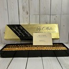 Rare Vtg Walnut Peg O   matic Cribbage Board Domino Counter W  Box   Instructions