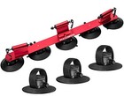  Sucker Bike Rack For Car Roof Suction Cup Bicycle Carrier Max 3-bikes Red