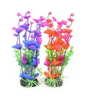  Aquarium Decor Fish Tank Decoration Ornament Artificial Plastic Plant Green 8 
