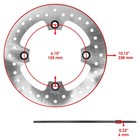 Front   Rear Brake Caliper With Disc For Kawasaki Teryx Krx 1000 Krf1000 2020-26
