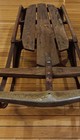 Flexible Flyer 55 Vintage Wooden Sled Brown Traditional Snow Sled Classic Model