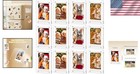 Acrylic Magnetic Photo Frames For Fridge Wallet Size Instax 12 Pack
