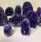 Natural Amethyst Cluster Geode Raw Crystal Mineral Specimens Metaphysical Decor