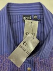 Cruel Arena Fit Women s Blue Striped Western Show Snap Button Shirt